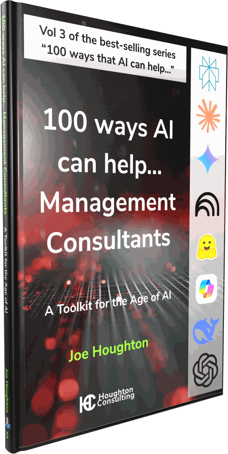 Cover of 100 Ways AI Can Help Management Consultants